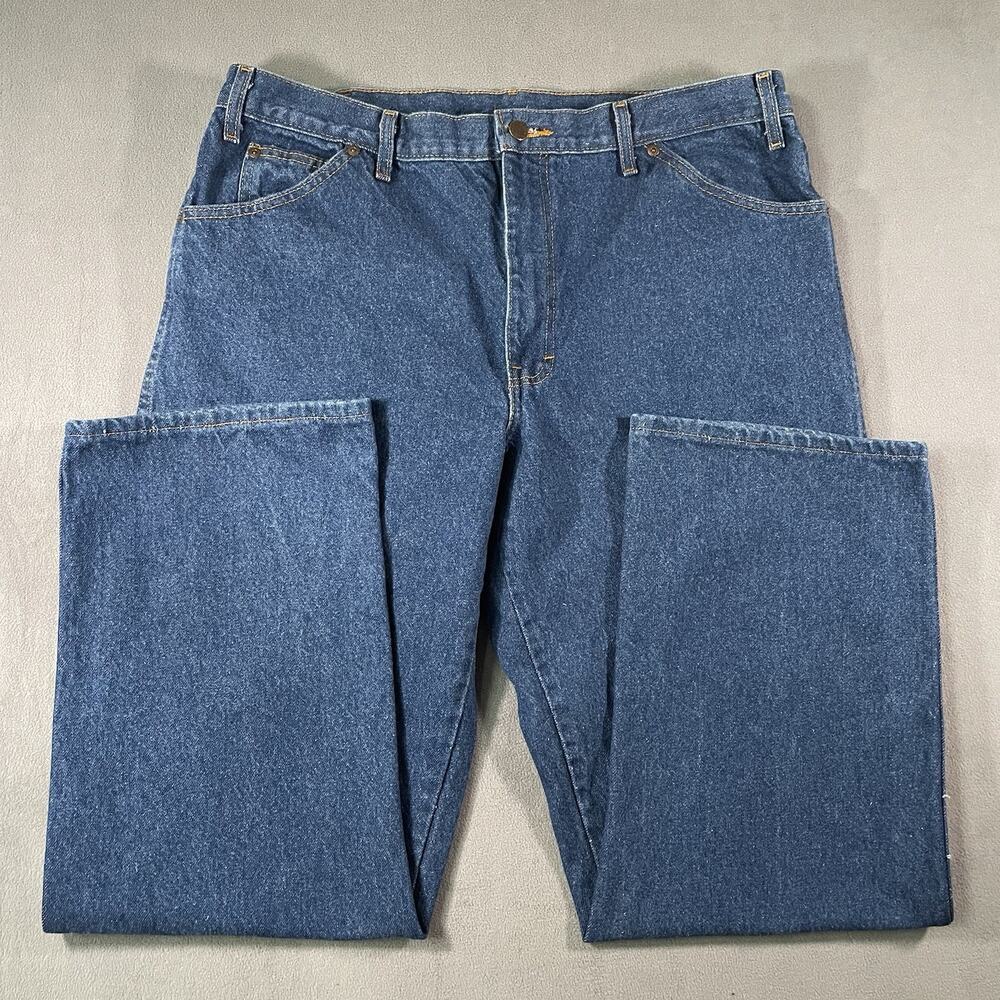 Dickies 5 Pocket Work Jean Regular Fit Straight Leg C993RNB Size 38x32